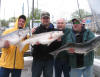 Another fantastic catch of spring stripers on Ace Charters.